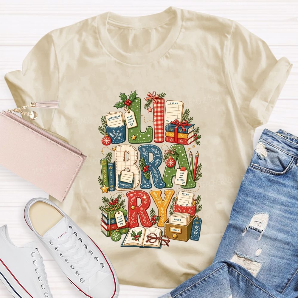 Merry Christmas To All Book Loving Librarians T-shirt