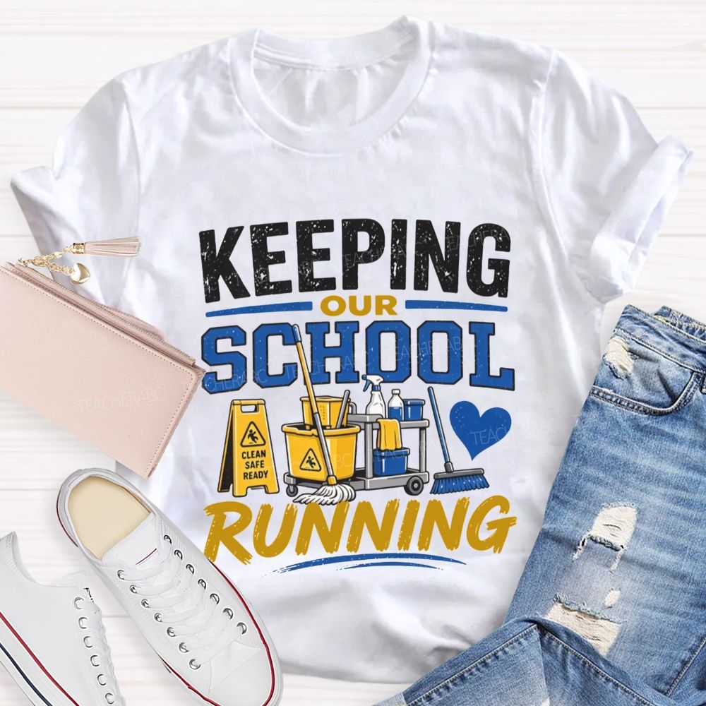 School Custodian Cleaning Crew T-shirt
