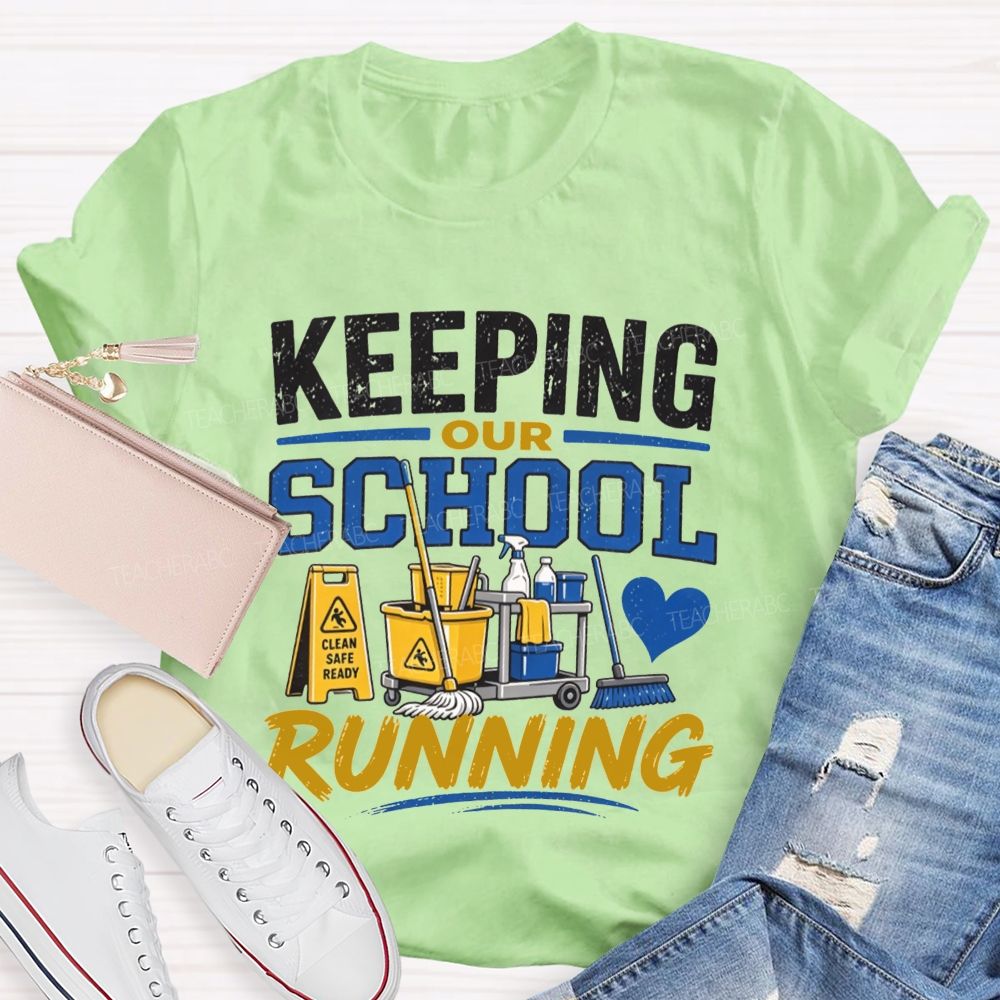 School Custodian Cleaning Crew T-shirt
