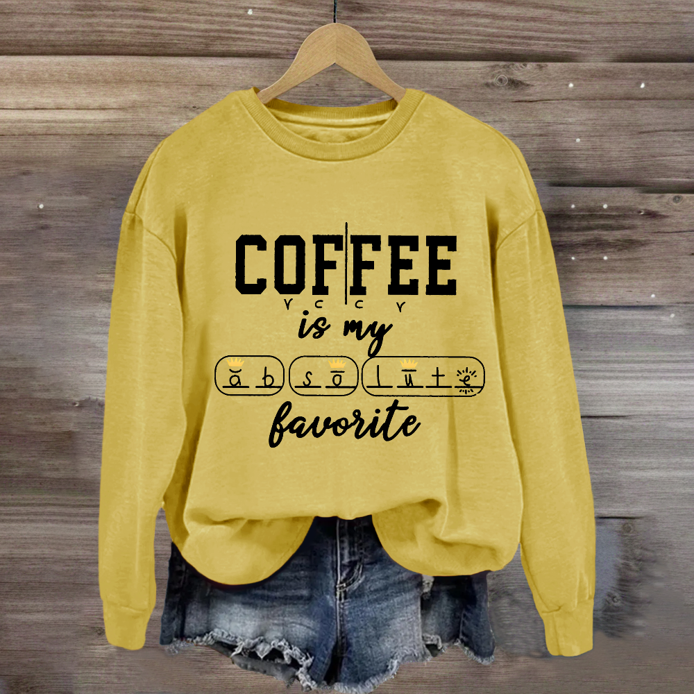Coffee Is My Favorite English Teacher Sweatshirt