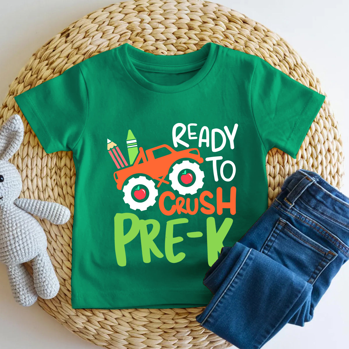 Personalized Grade Ready To Crush Pre-K Toddler T-shirts