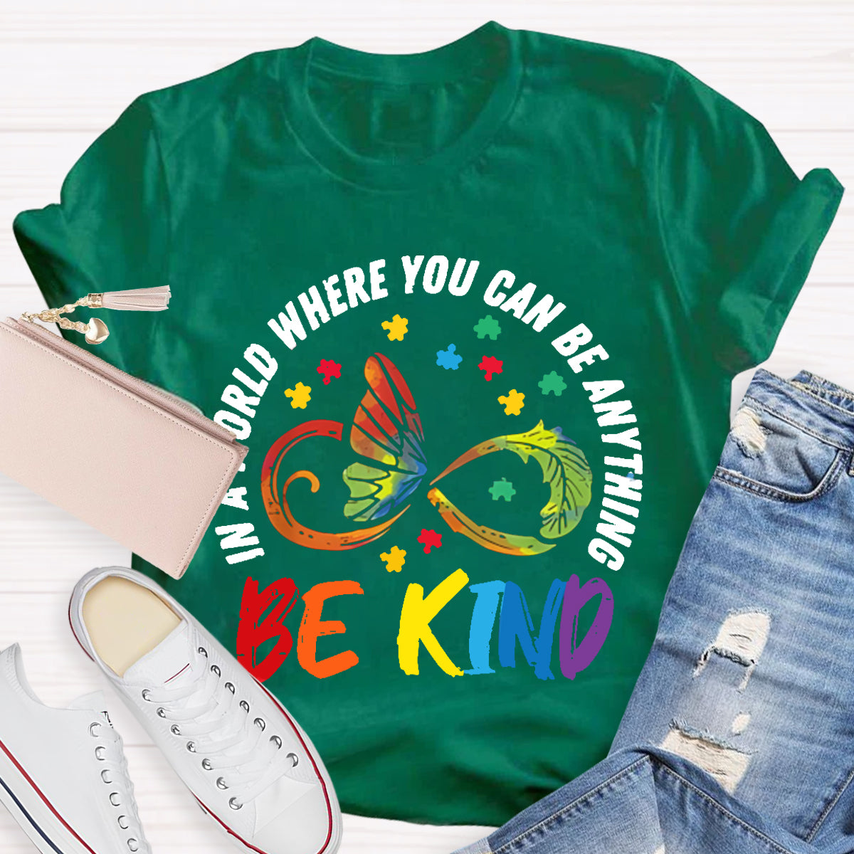You Can Be Anything Be Kind Teacher T-Shirt