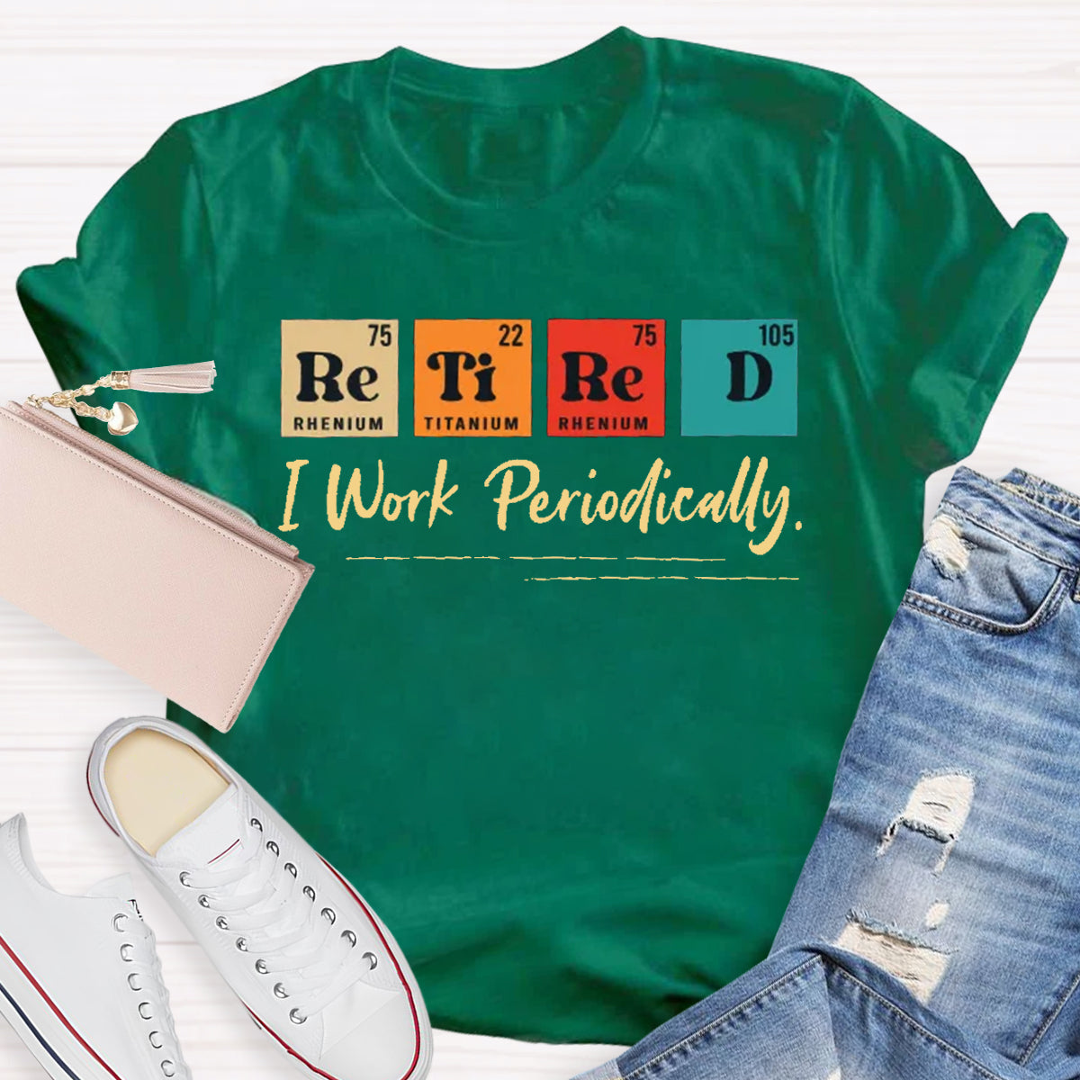 Retired I Work Periodically Teacher T-Shirt