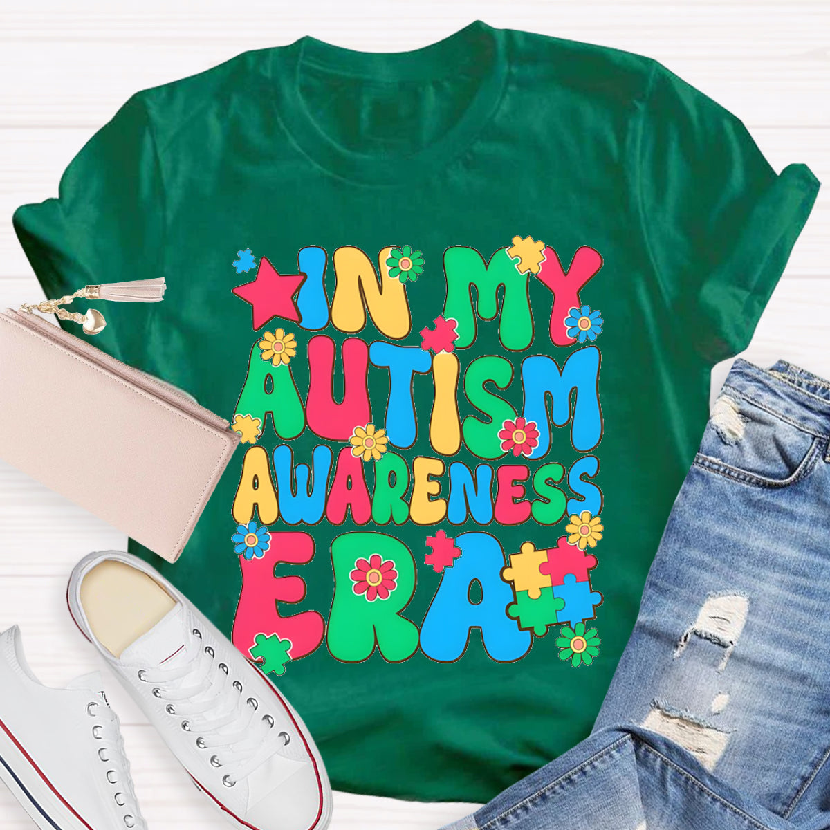 In My Autism Awareness Era Teacher T-Shirt