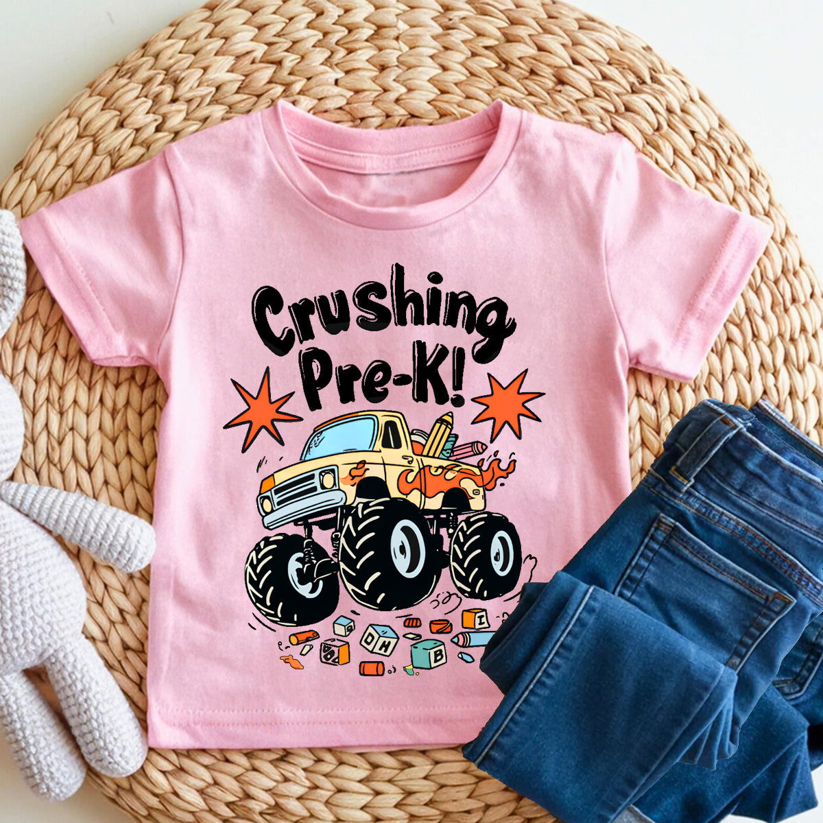 Personalized Grade Crushing Pre-K  Toddler T-shirts