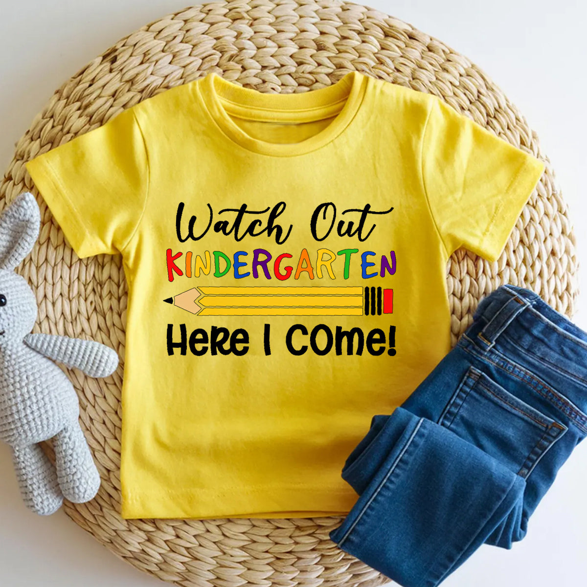Personalized Grade   Watch Out Kindergarten Here I Come  Toddler T-shirts