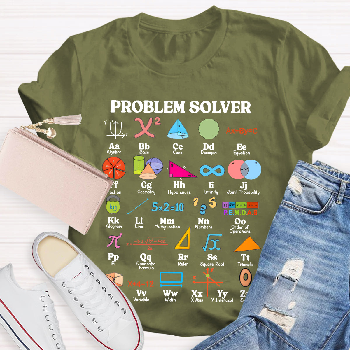 Problem Solver Math Teacher T-shirt