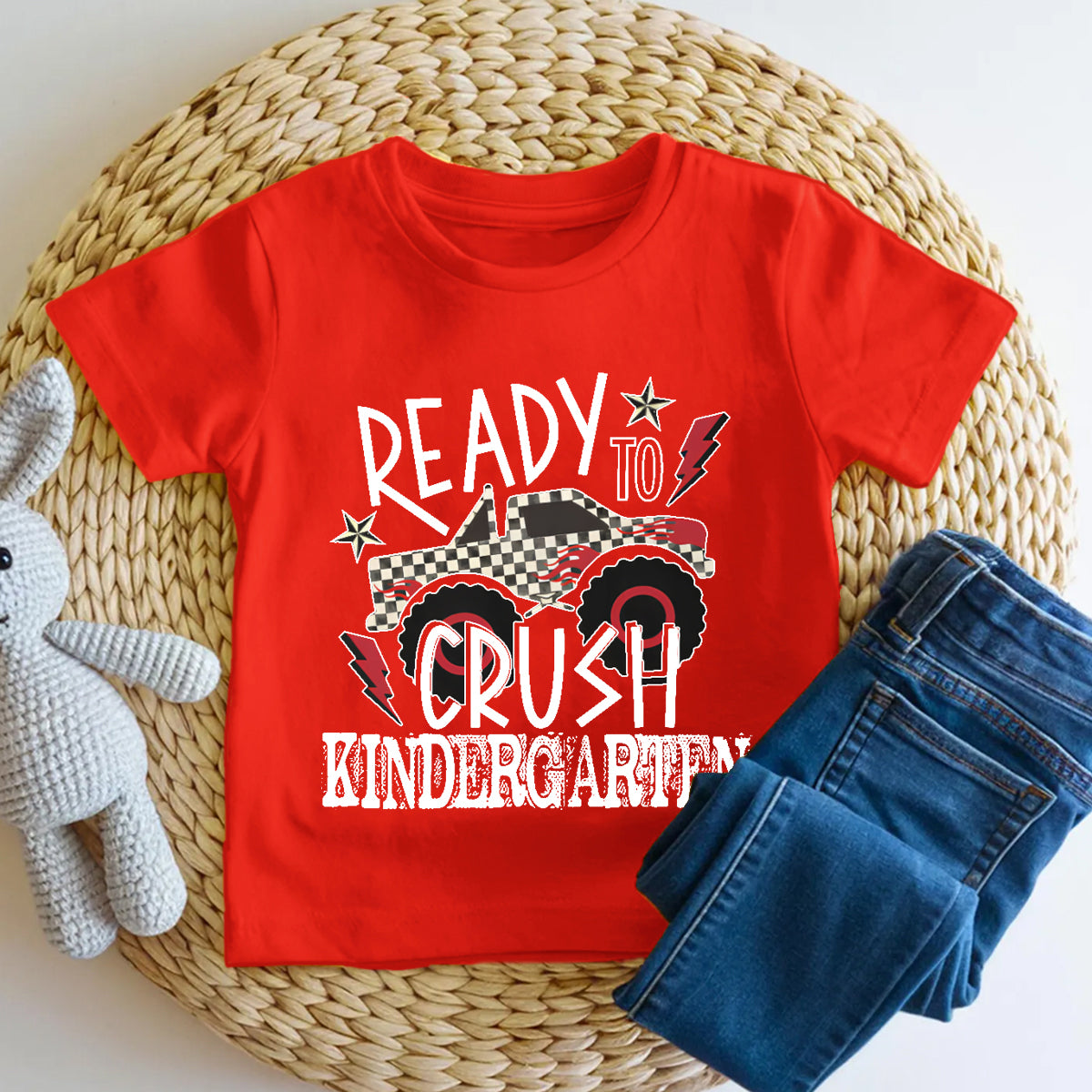 Personalized Grade Ready To Crush Kindergarten  Toddler T-shirts