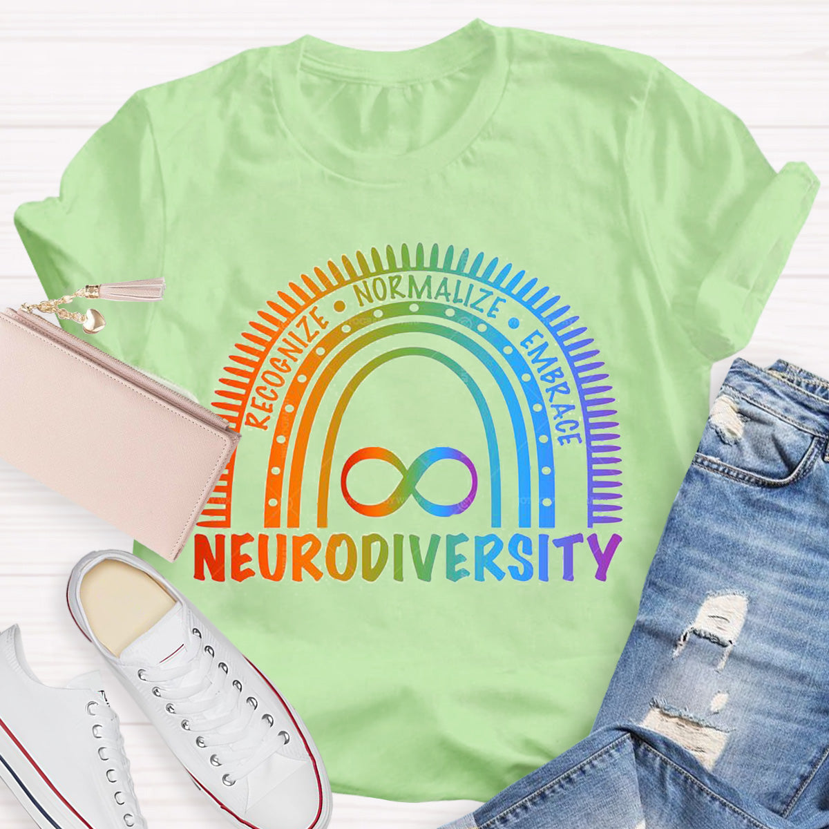 Neurodiversity Embrace Teacher T-Shirt
