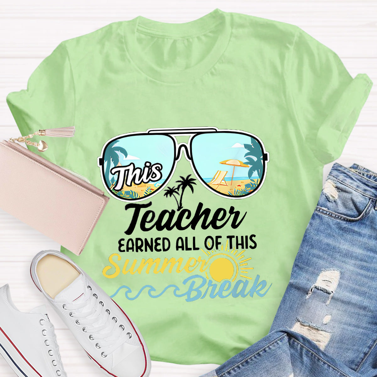 All Of This Summer Break Teacher T-Shirt