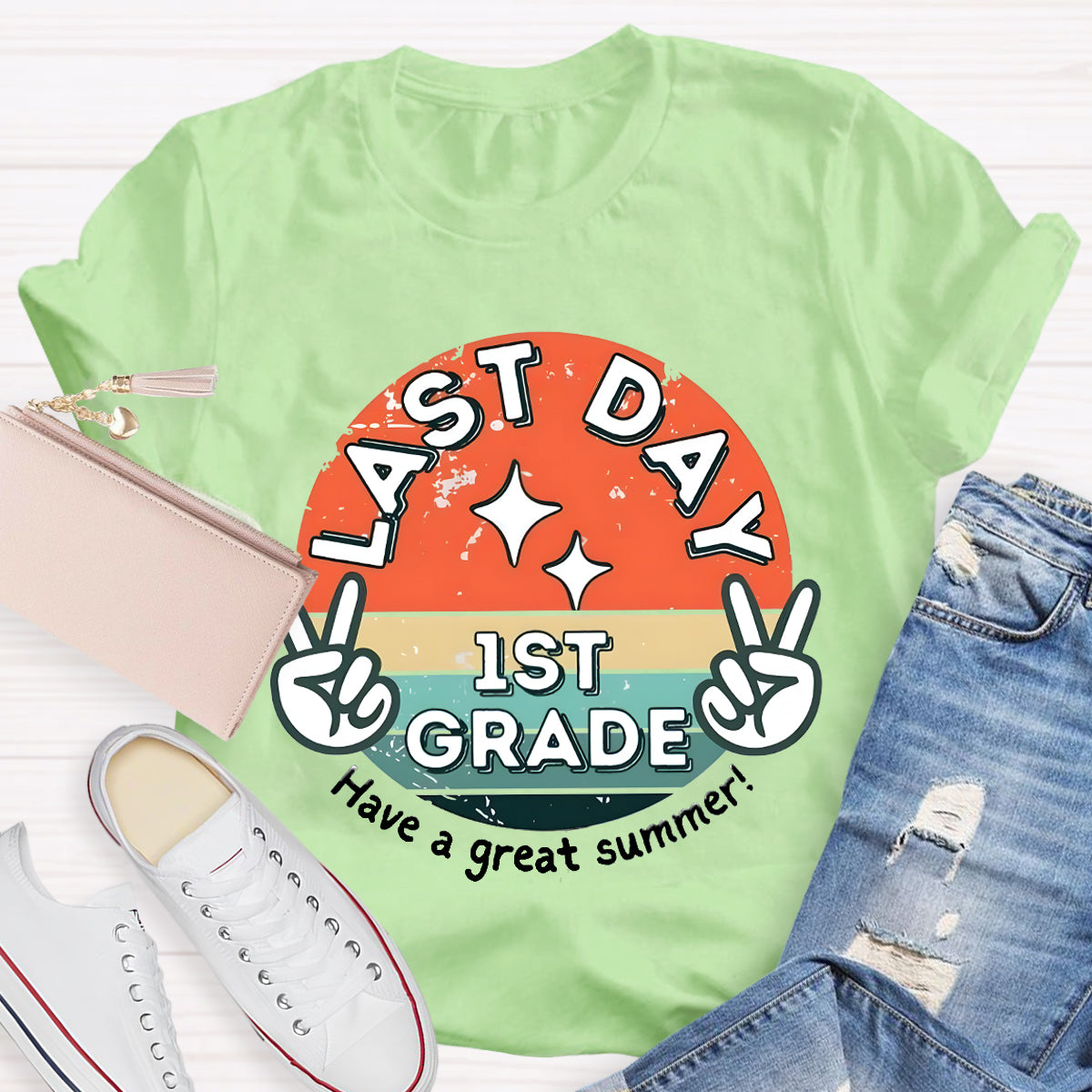 Personalize Grade Have A Great Summer Teacher T-Shirt
