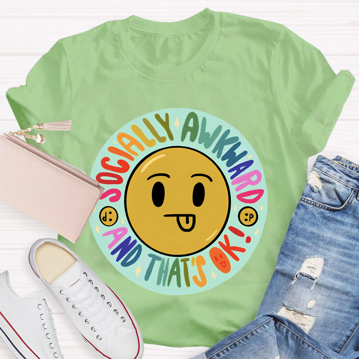 Smail That‘s Ok Teacher T-Shirt
