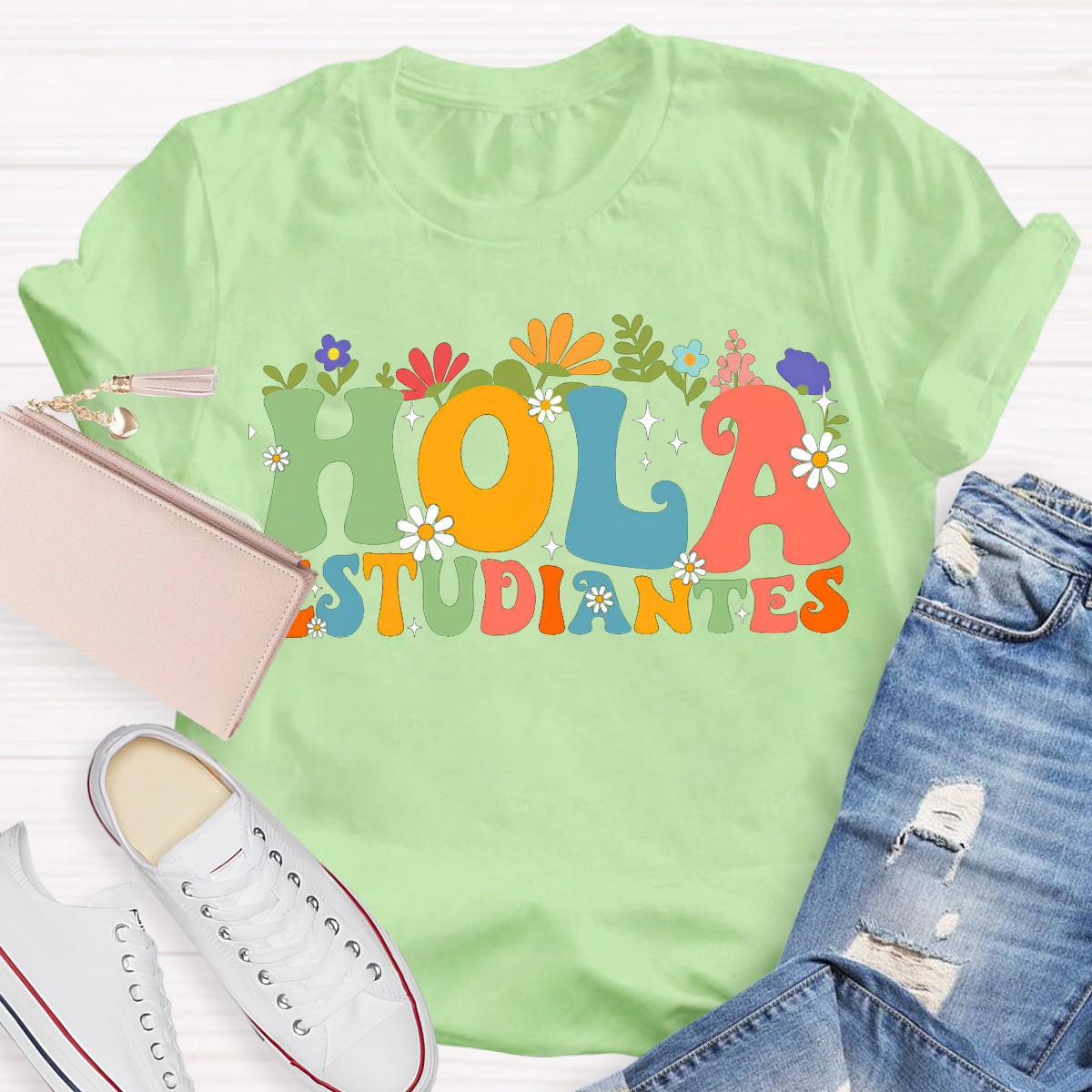 Hola Estudiantes Spanish Teacher T-Shirt