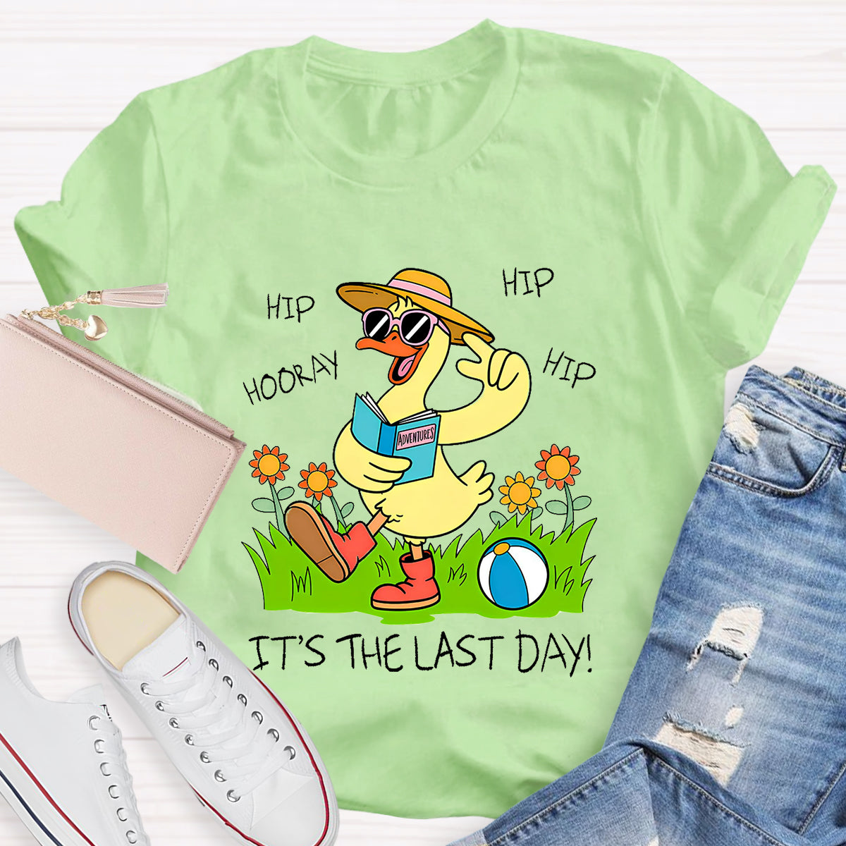 Hip Hooray It's The Last Day Funny Durk T-Shirt