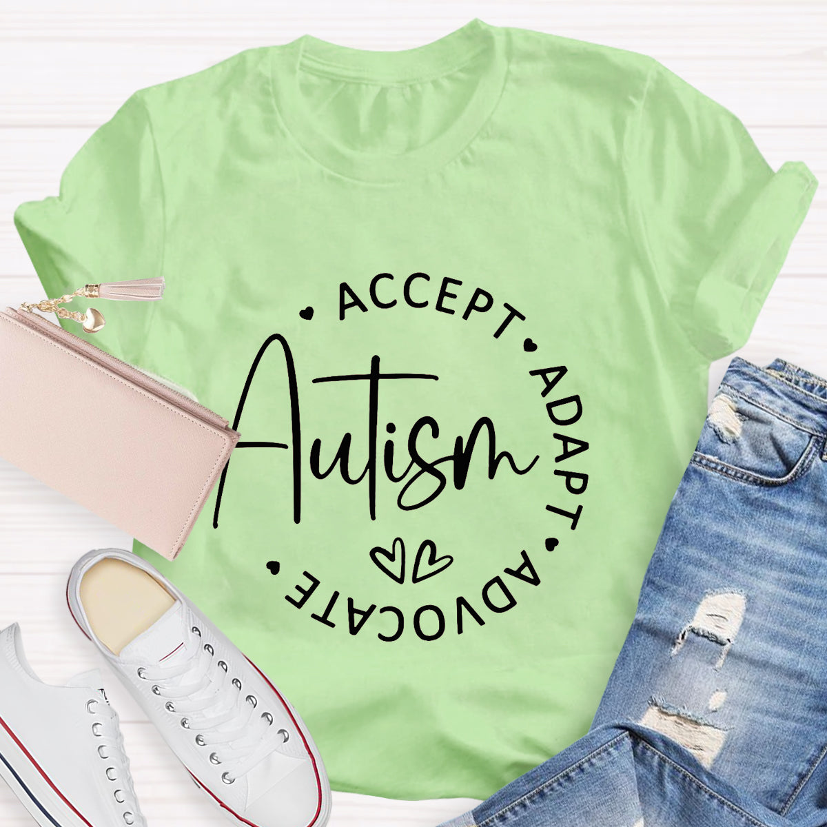 Autism Accept Adapt Advocate T-Shirt