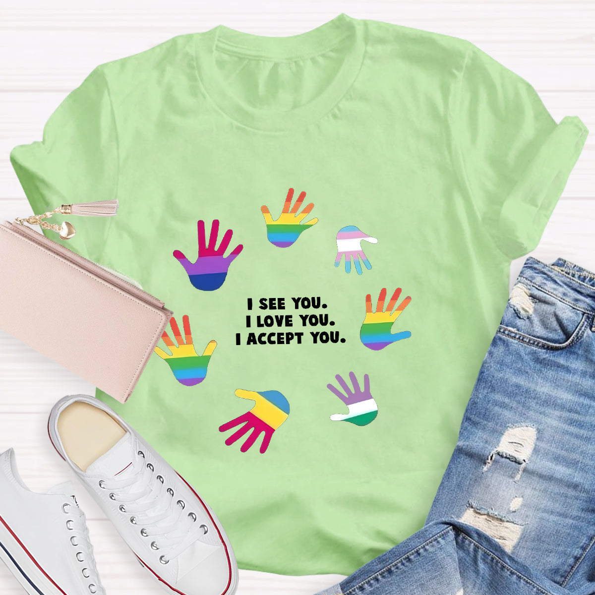 I See You I Love You Teacher T-Shirt