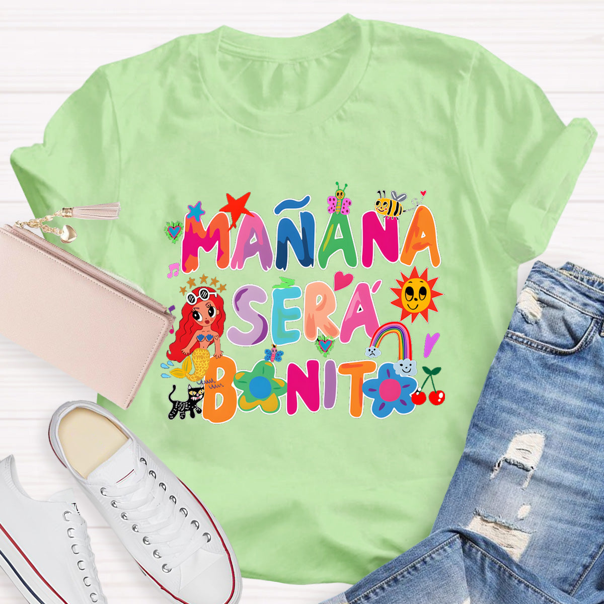Mañana Sera Bonito Spanish Teacher T-Shirt