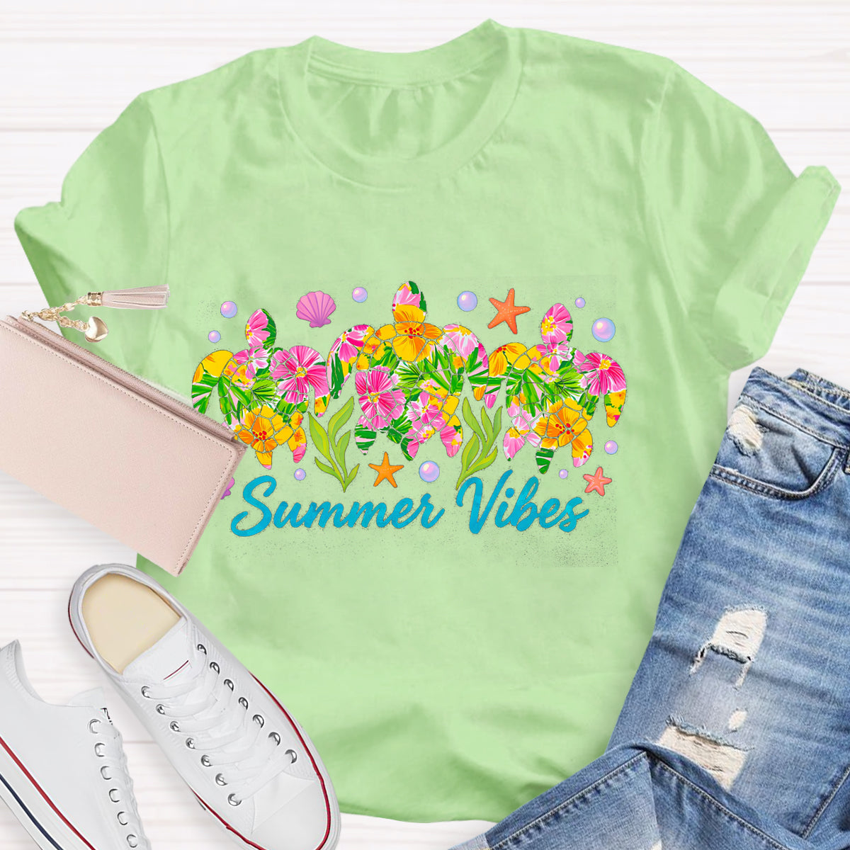 Summer Vibes Turtel T-Shirt