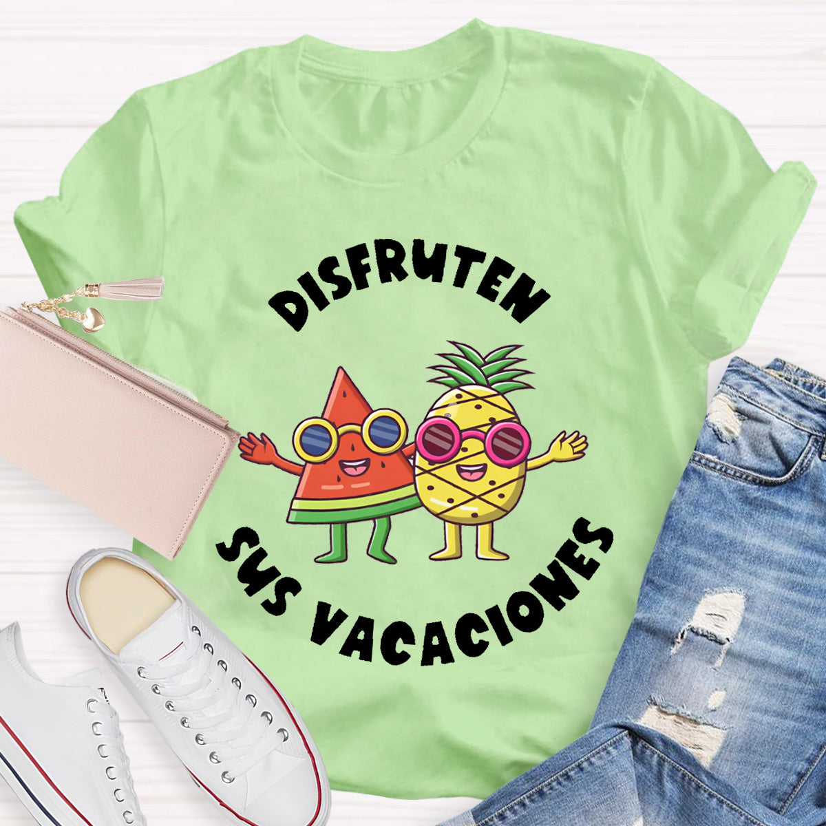 Disfruten Sus Vacaciones Spanish Teacher T-Shirt