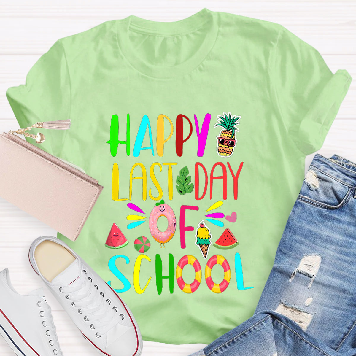 Happy Last Day Of School Summer Atmosphere T-Shirt