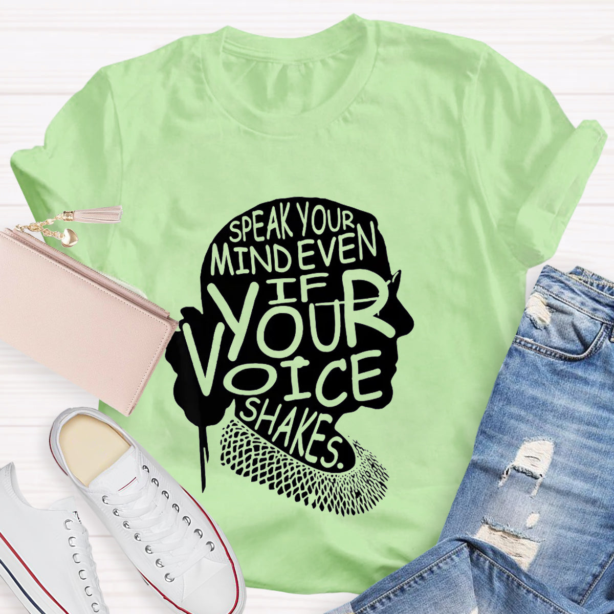 Speak Your Mind Even If Your Voice Shakes T-Shirt