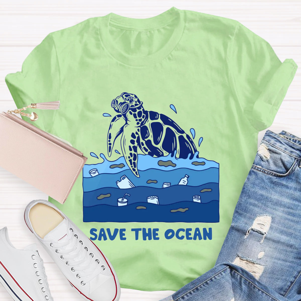 Save The Ocean Save The Turtle T-Shirt
