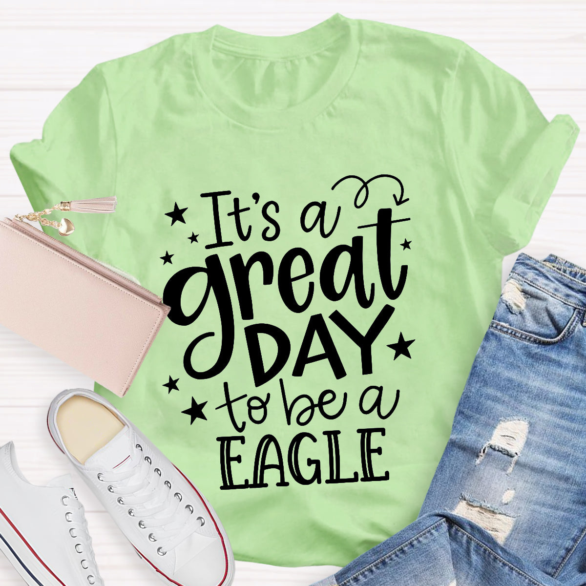 Personalized Mascot It's A Great Day To Be A Bulldog Teacher T-Shirt