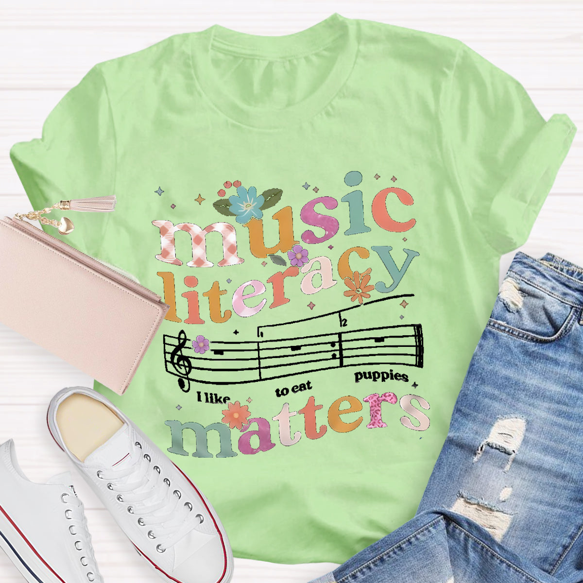 Music Literacy Matters Music Teacher T-Shirt