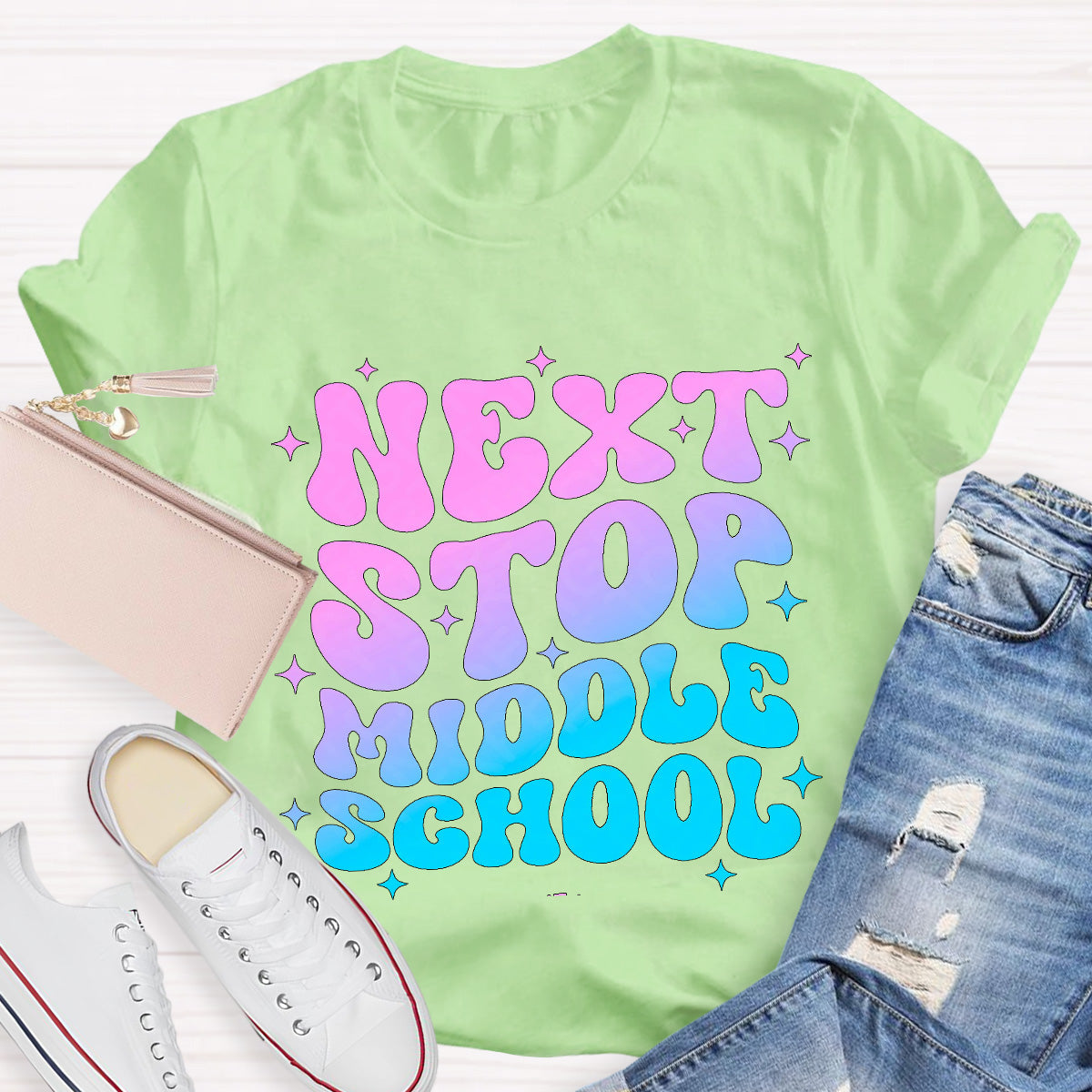 Next Stop Middle School Teacher T-Shirt
