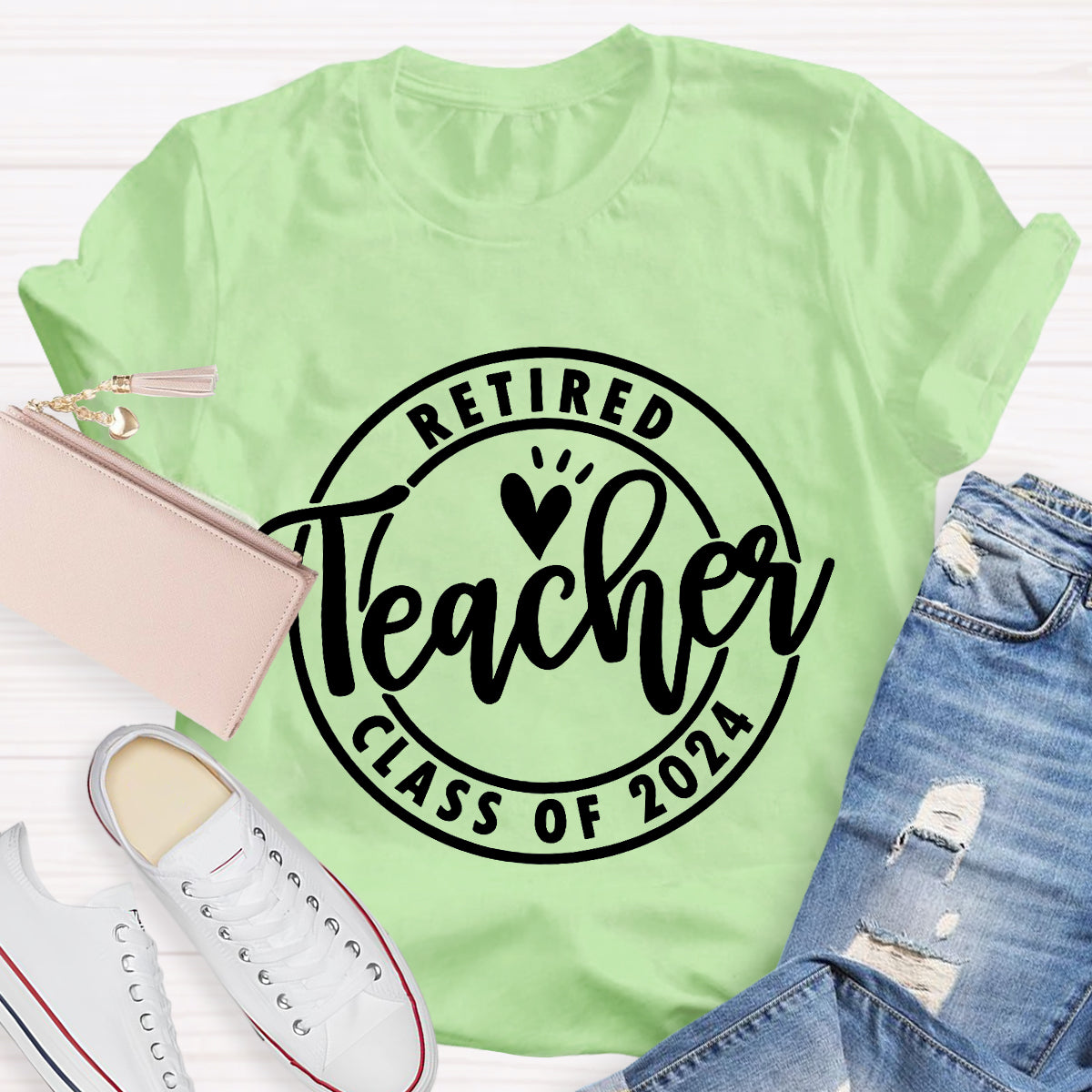Personalized Retired Time Teacher T-Shirt