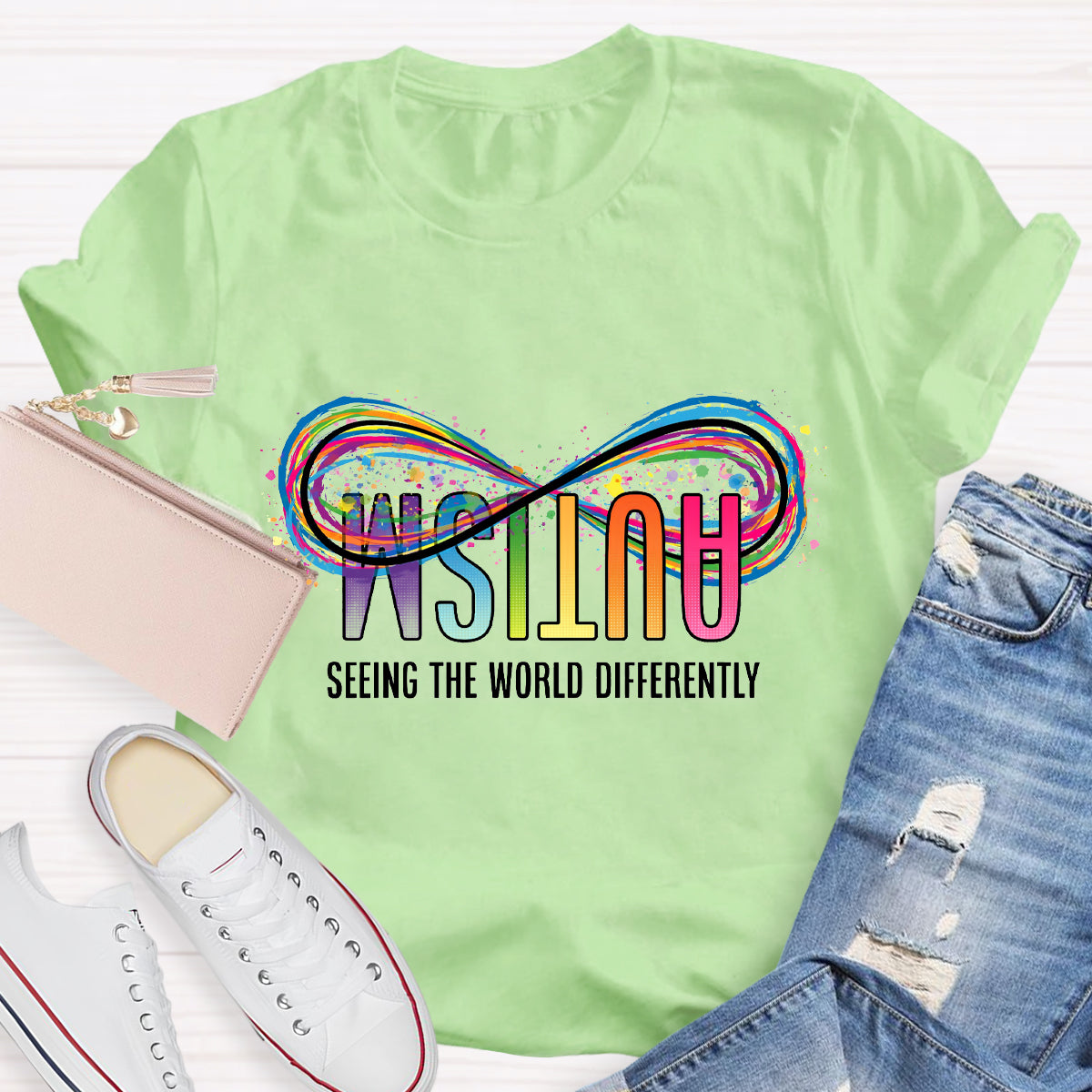 Seeing The World  Differently Infinity Symbol T-Shirt
