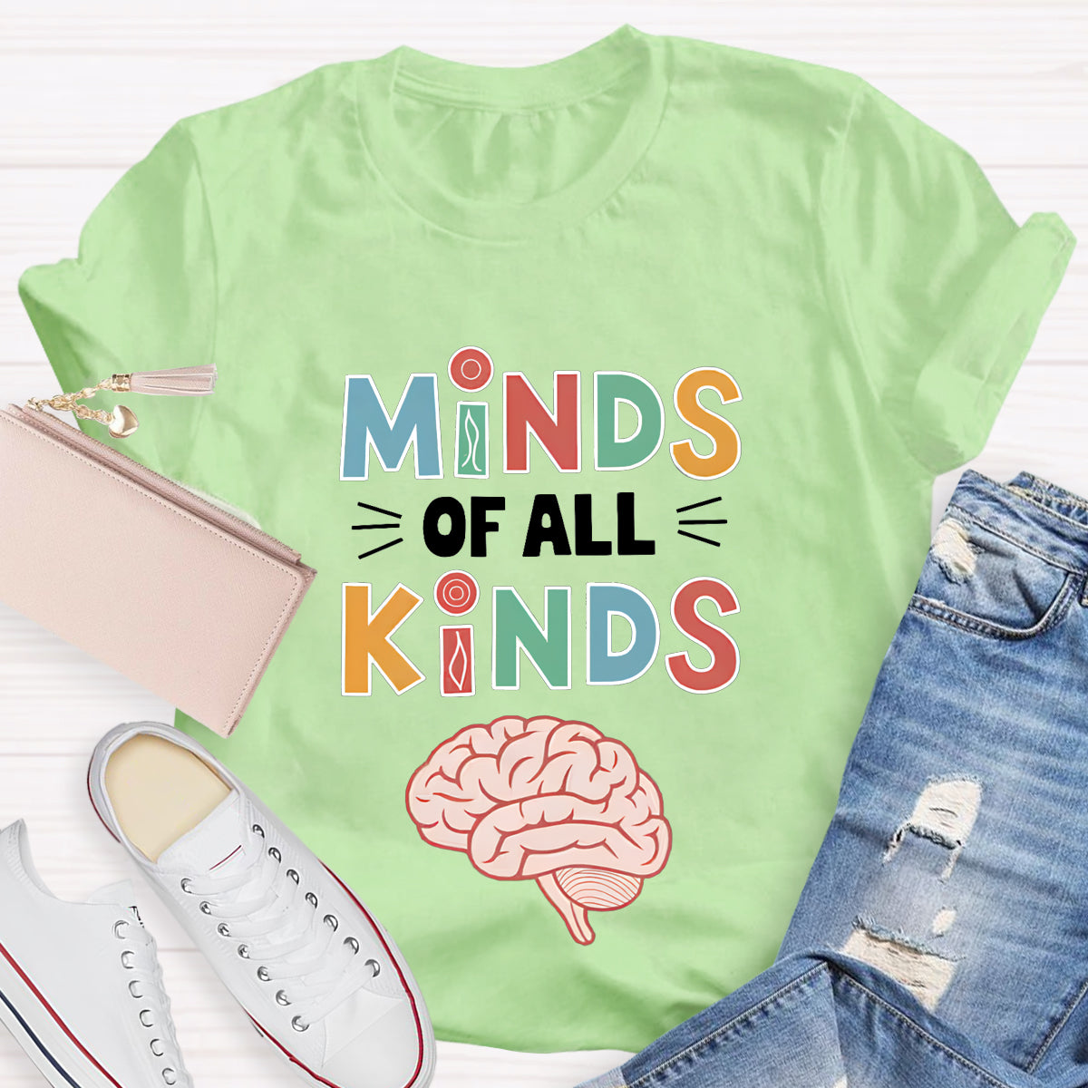 Minds Of All Kinds Teacher T-Shirt