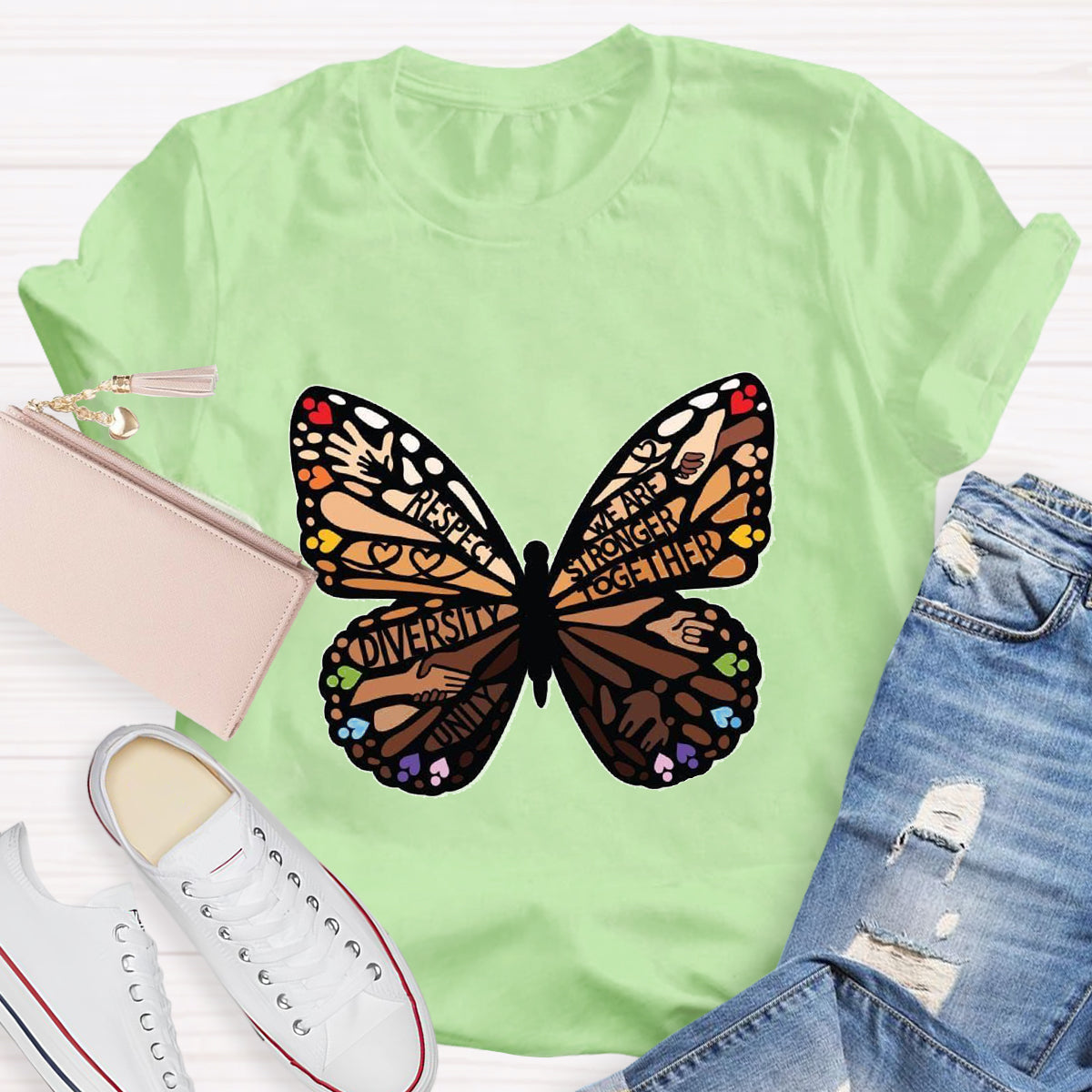 Respect Diversity We Are Strong Together T-Shirt