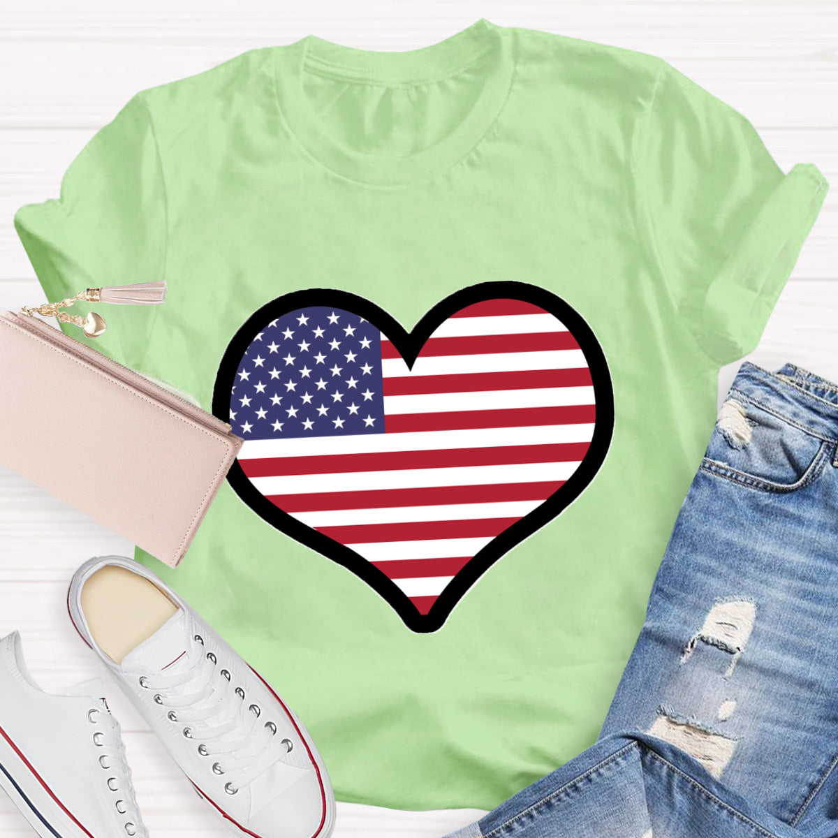 American Heart Teacher T-Shirt