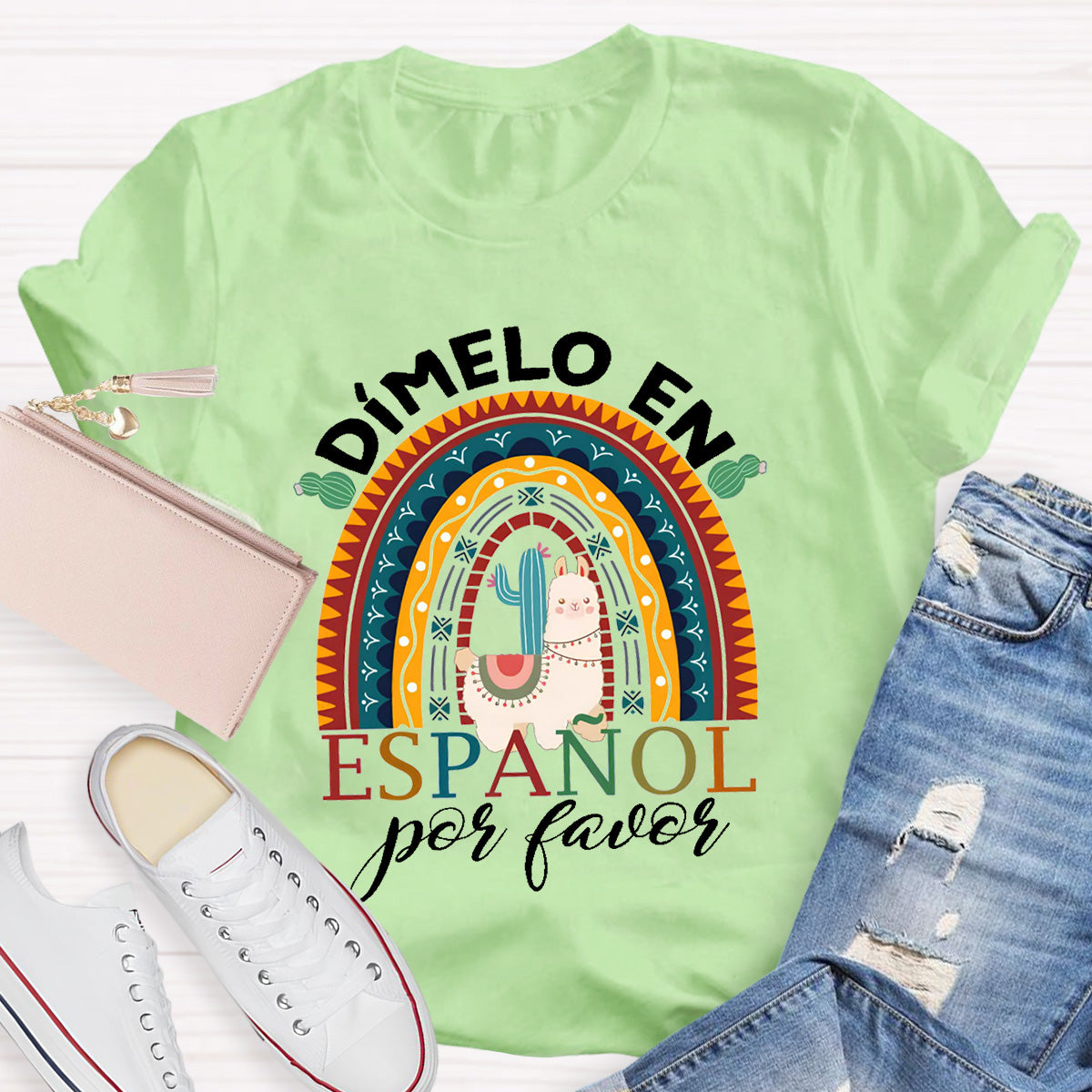 DimeLo En Espanol Teacher T-Shirt