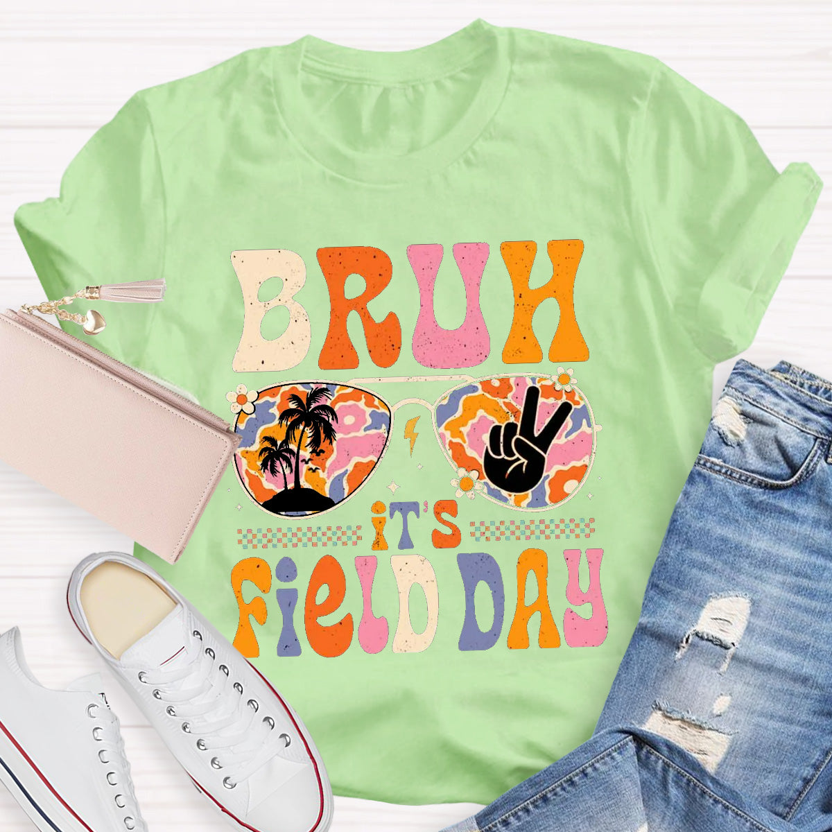 Bruh It's Field Day Teacher T-Shirt