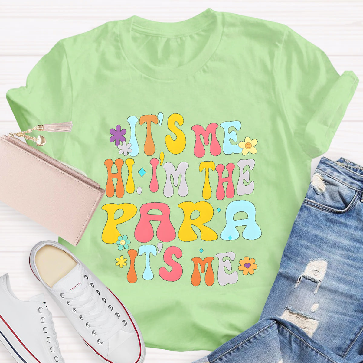 It's Me Hi I'm The PARA it's meTeacher T-Shirt