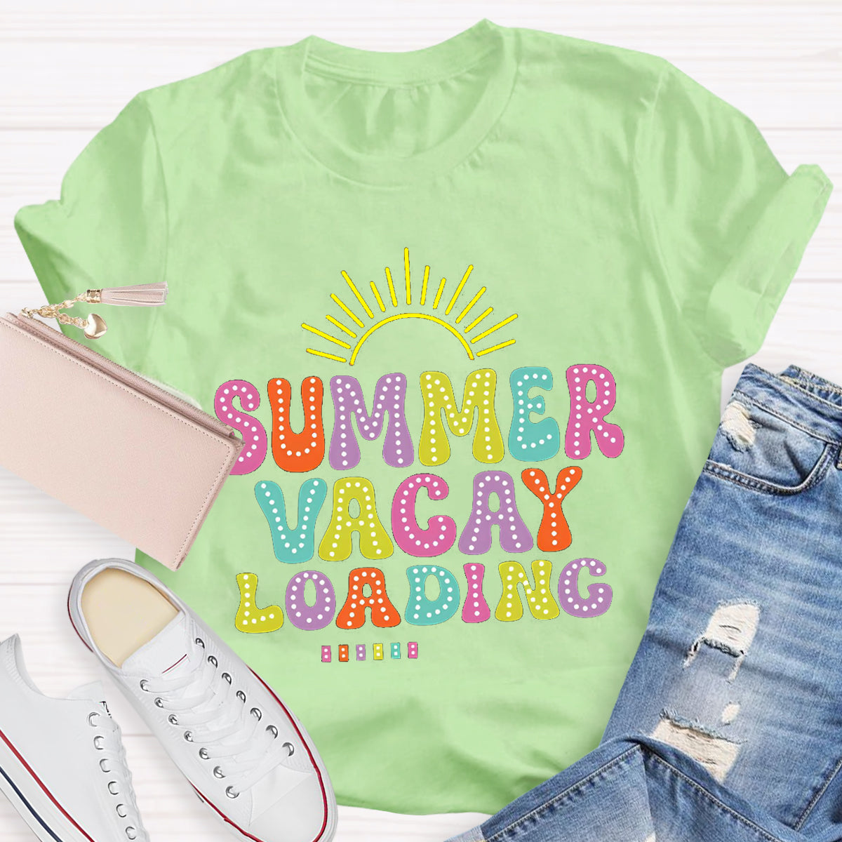 Summer Vacay Is Loading Teacher T-Shirt