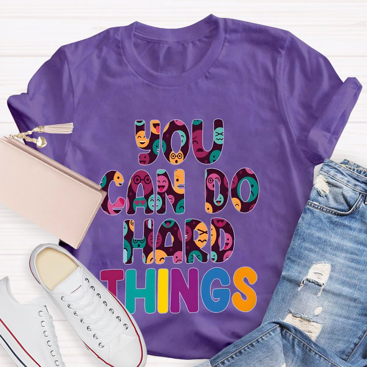 You Can Do Hard Things Teacher T-Shirt