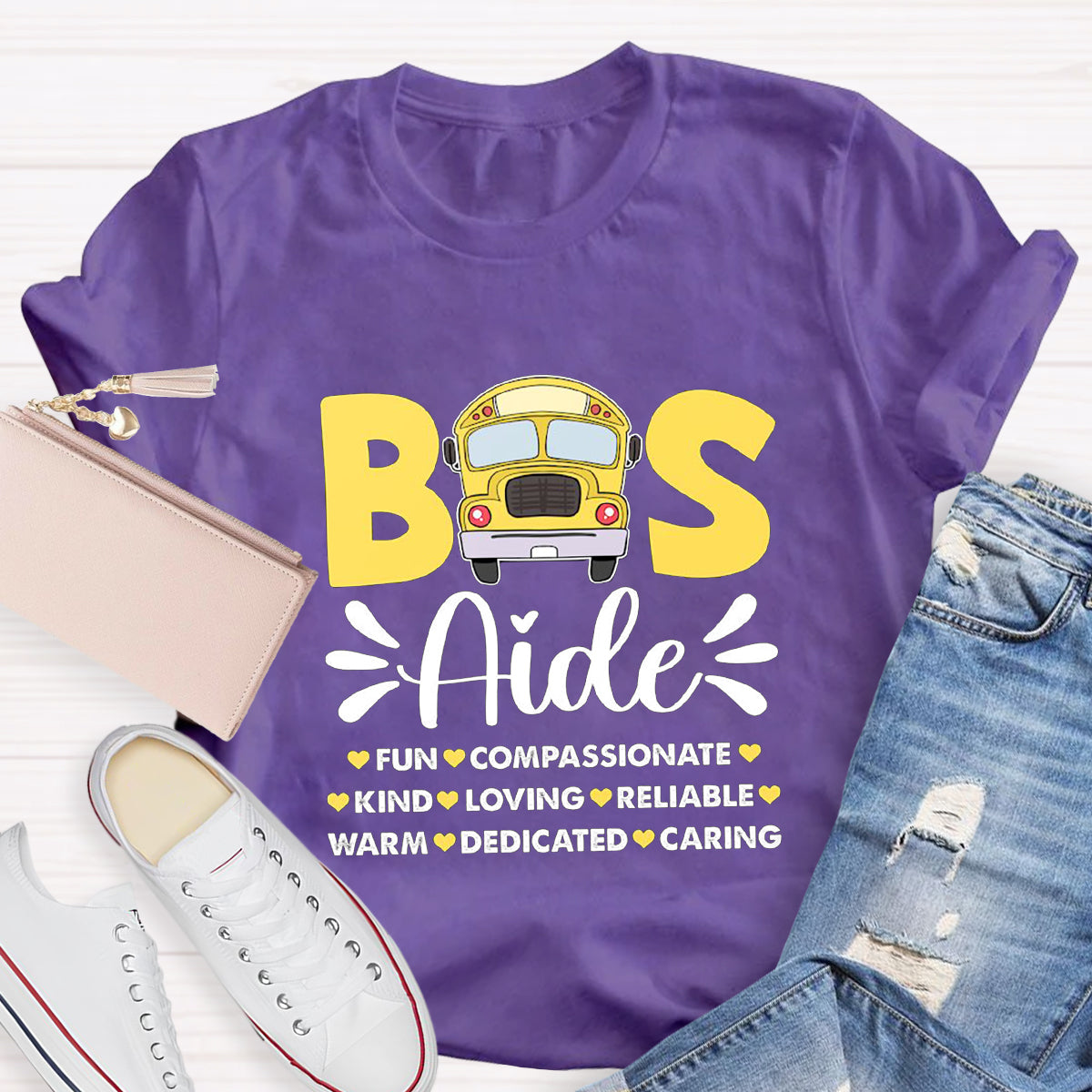 Bus Aide Fun Compassionate T-Shirt