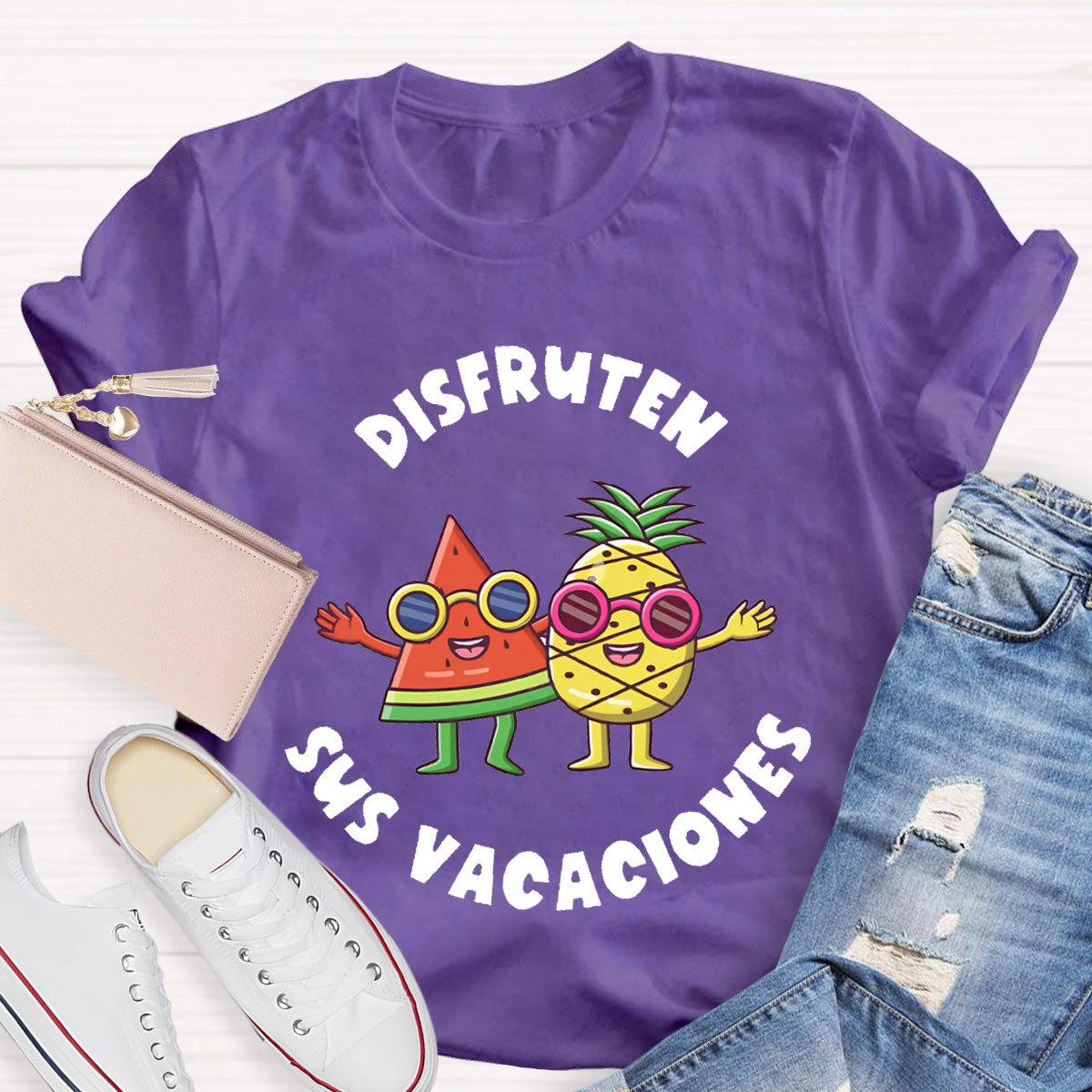 Disfruten Sus Vacaciones Spanish Teacher T-Shirt