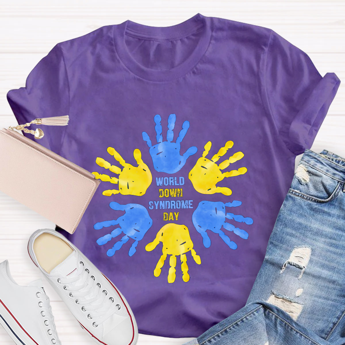 World Down Syndrome Day Teacher T-Shirt