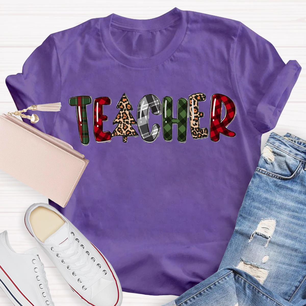 Christmas Tree Teacher T-Shirt