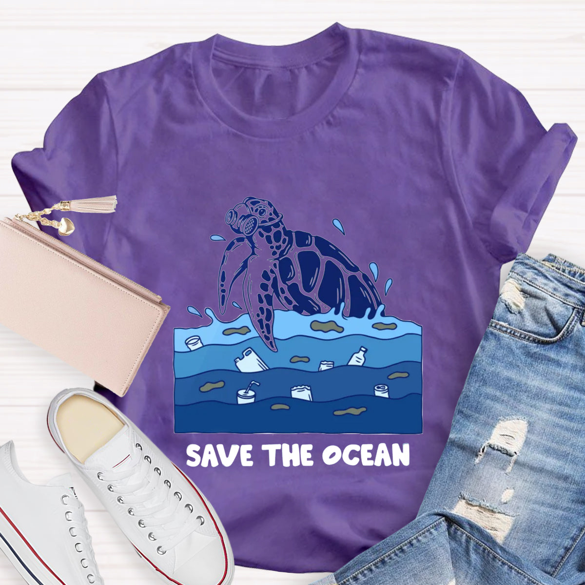 Save The Ocean Save The Turtle T-Shirt
