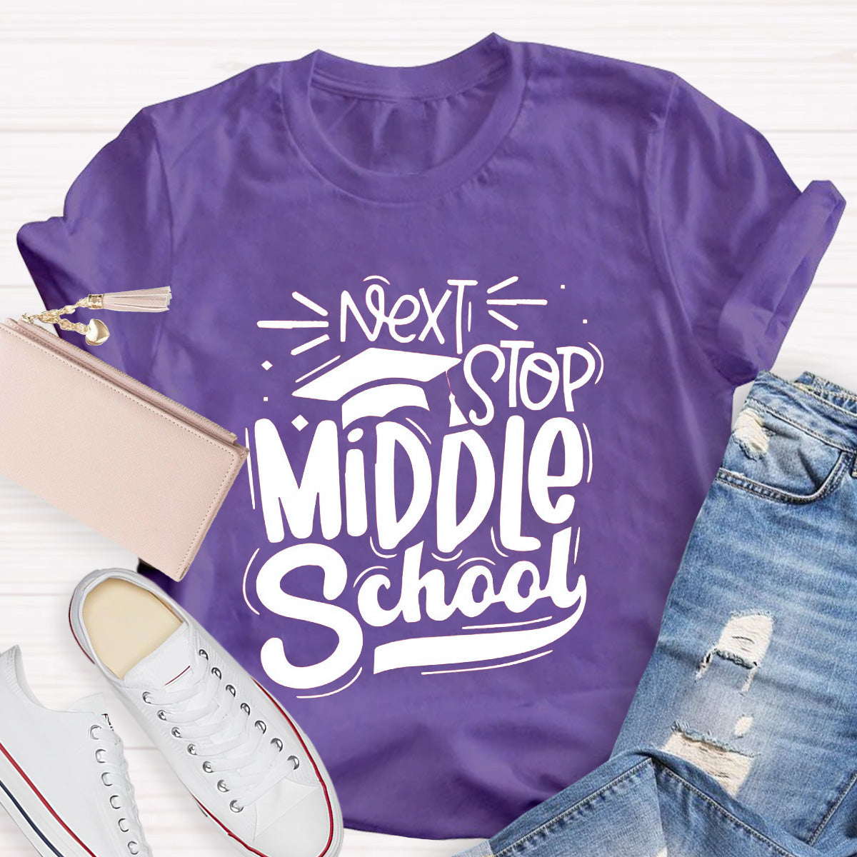 Next Stop Middle School Teacher T-Shirt