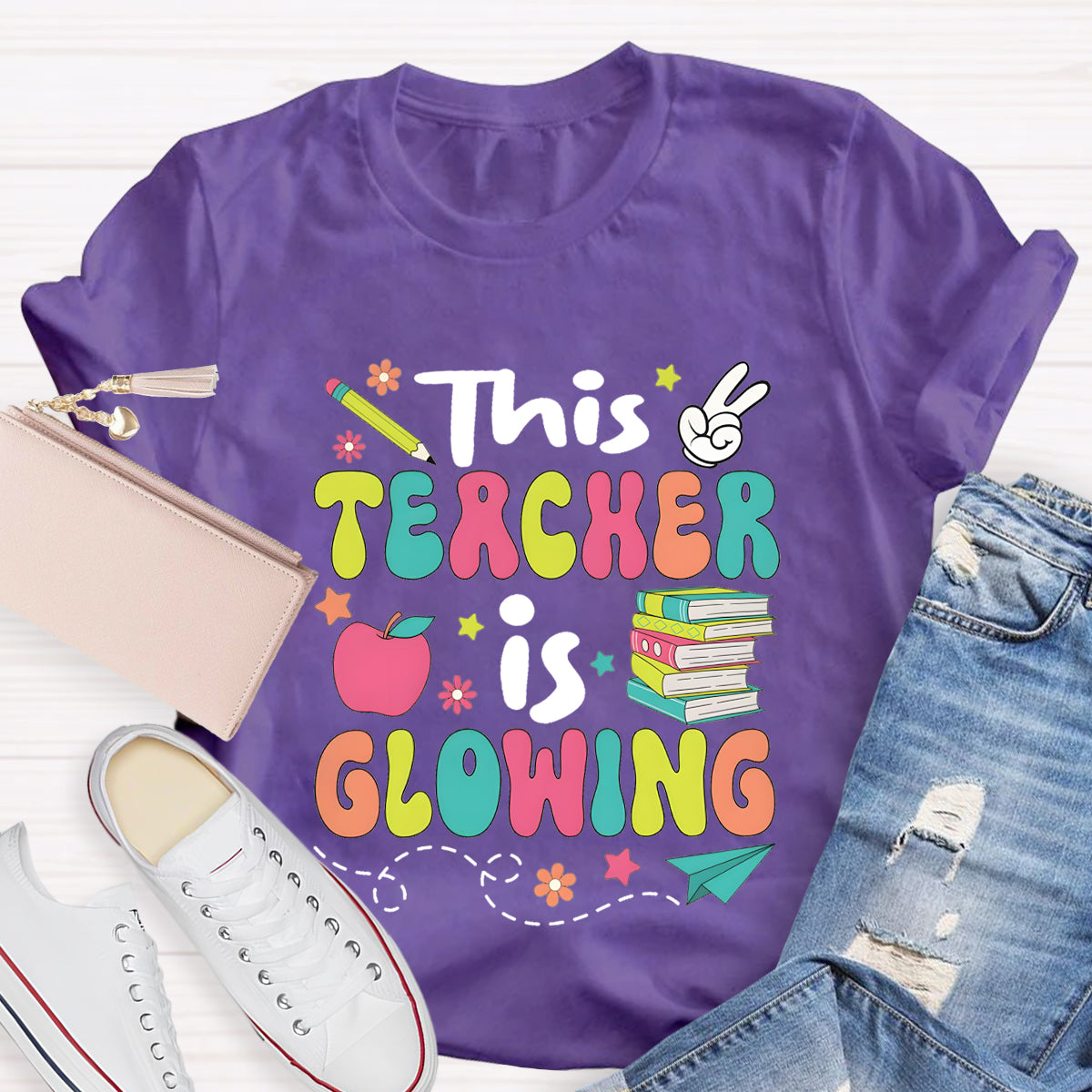 This Teacher Is Growing Teacher T-Shirt