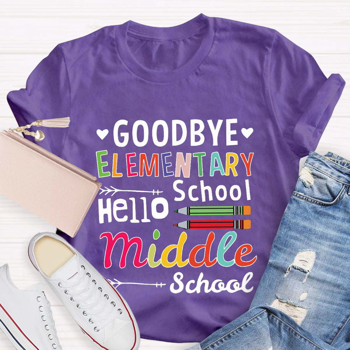 Hello Middle School Teacher T-Shirt