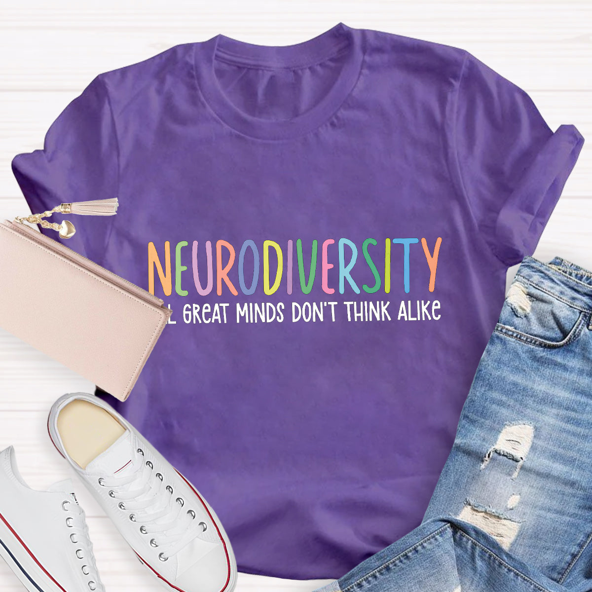 Neurodiversity All Great Minds Don't Think Alike T-Shirt