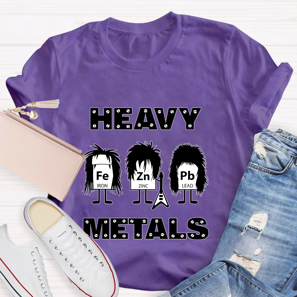 Funny Science Heavy Metals Teacher T-Shirt