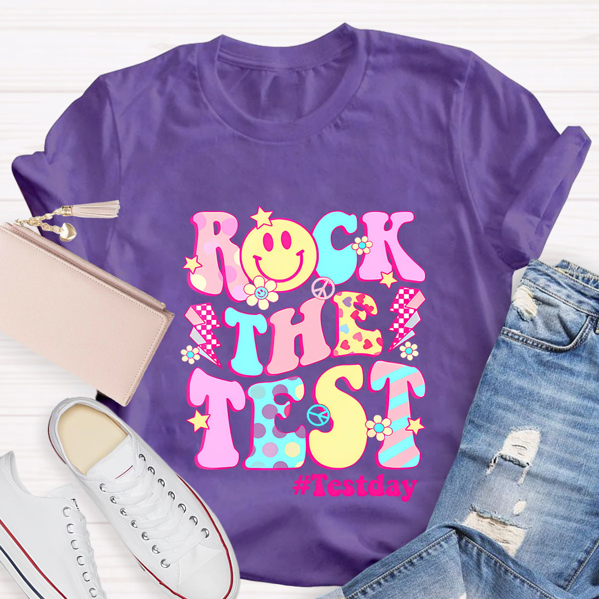 Rock The Text Text Day Teacher T-Shirt